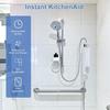 Mini chauffe-eau instantané sans réservoir 3000 W 220 V - compact LED IPX4 pour cuisine &amp; salle de bain