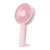 (Pink) F35 Powerful Handheld Fan 1200mAh 3 Speed Desk Fan with Hanging Hole Rechargeable Cooling Fan