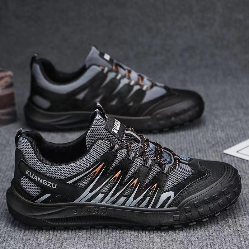 Autumn Men's Shoes New Breathable Labor Insurance Shoes Men's Trend Versatile Non-slip Wear-resistant Sports Leisure Work Outdoor Shoes