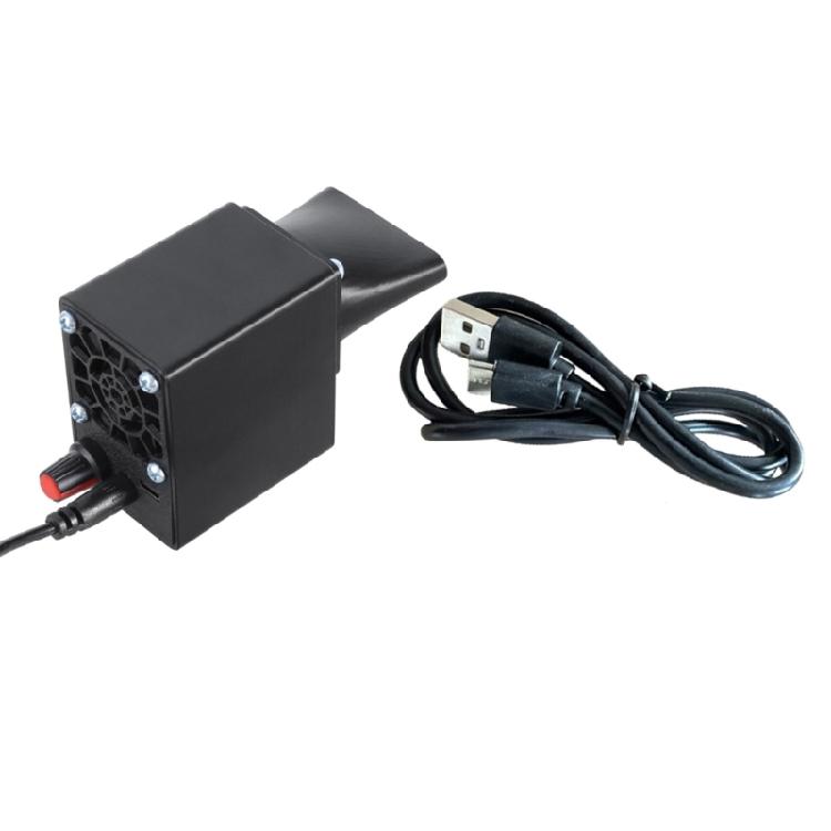 Adjustable BBQ Fan Air Blowers Fan With Double Power Input, for Quick Ignitions and Smokes Clearing Barbecue Tool