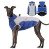 Winter Coat 2-Legged High Collar Snow Protection Adjustable Neck Smooth Zipper Dog Jacket