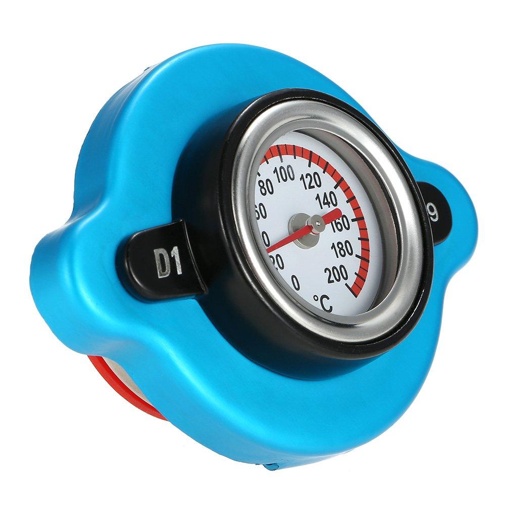 Radiator Cap,0.9 Bar Thermostat Radiator Cap Cover with Temperature for Duangu Truck Forklift Trailer