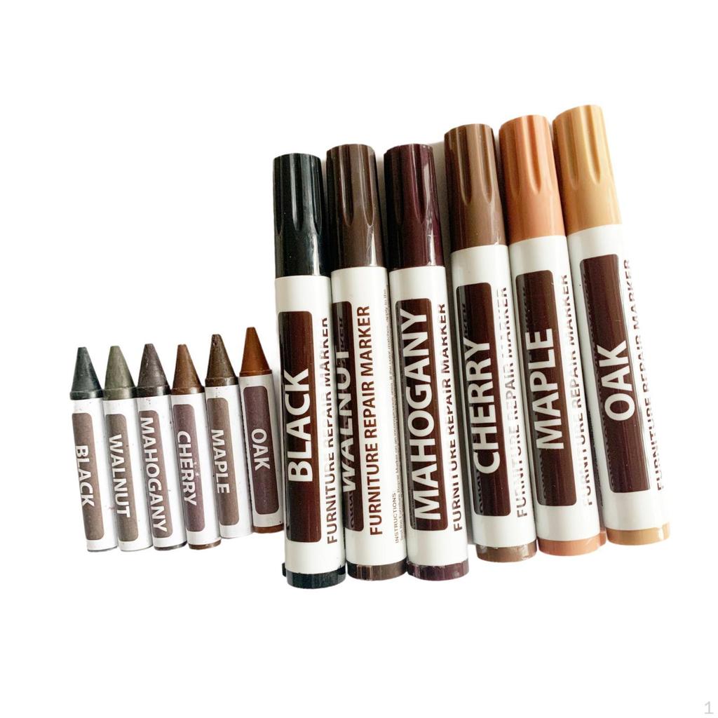 Furniture & Floor Repair Markers Make Scratches Disappear, Multicolor