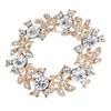 Wreath Enamel Brooch Sturdy Alloy Colorful Flower Lapel Pin Badge for Trendy Women Backpack Clothing and Hat Accessories