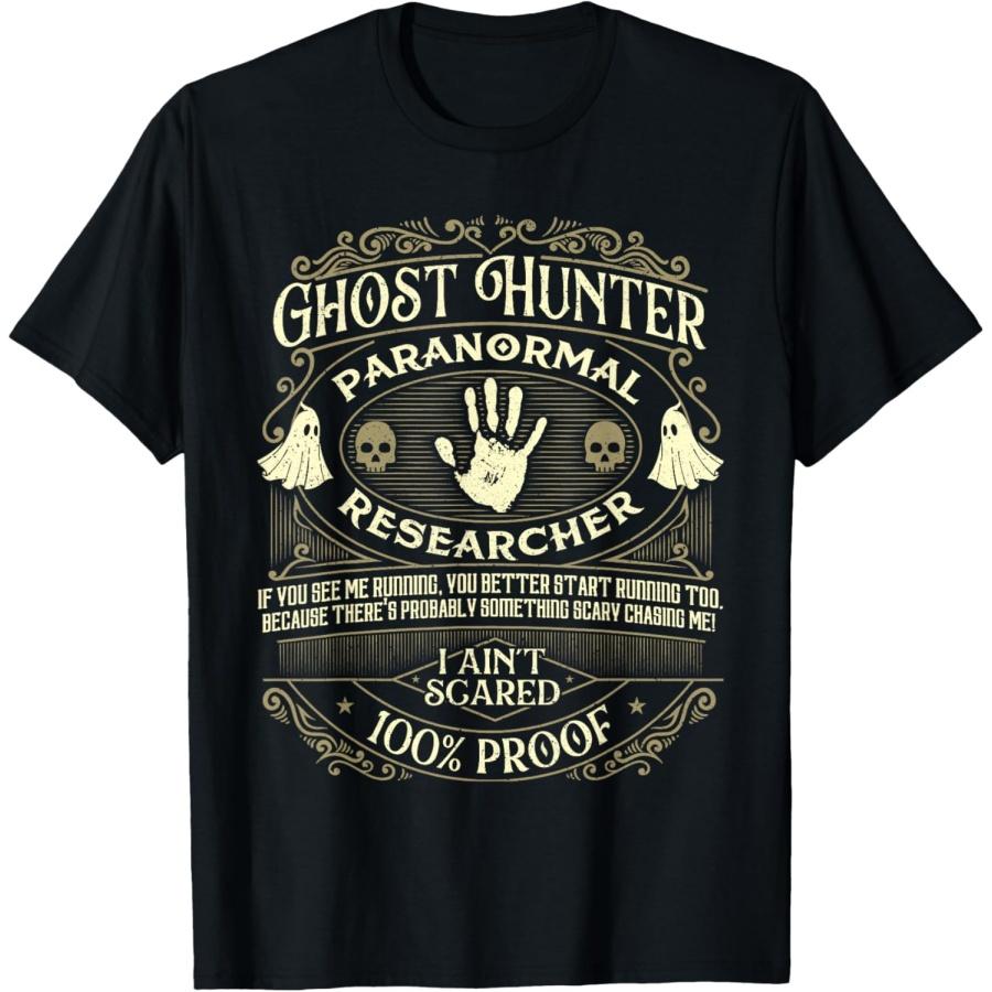 Ghost Hunter - Ghost Hunting Halloween Paranormal Activity T-Shirt S