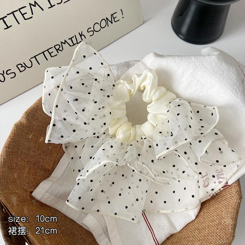 Korejský Tvar Sukně Čelenka Tlustého Střeva Nový Módní Design Krajková Gumička do Vlasů Vázanka Scrunchies Gumička Dívčí Vlasové Doplňky