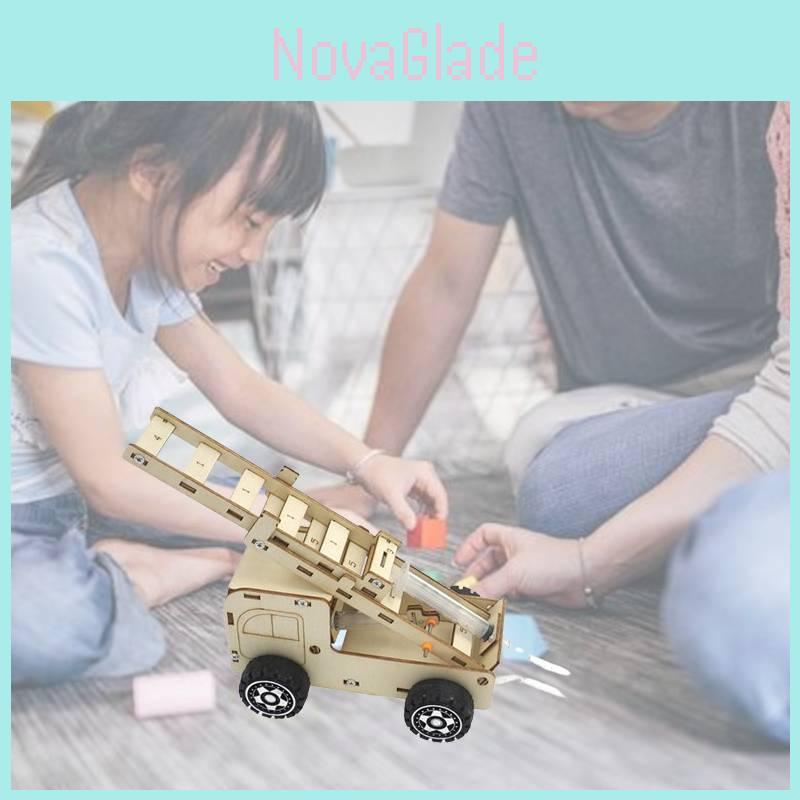 Large Children's Science Experiment Diy Elevator Cloud Fire Truck Primary School Physics Small Production Material Package Steam Science Education Kit