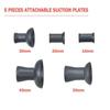Lapping Compound 6x Valve Lap Tool Attachment With 5 Suction Plates Valve Lapper Kit 1000rpm To 1250rpm Working Speed Valve