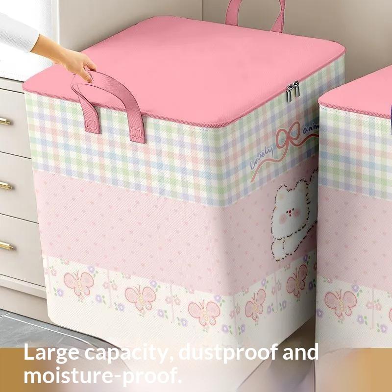With Handles Quilt Clothes Storage Bag Large Capacity Storage Containers Clothes Storage Bins Dustproof Clothes Organizer