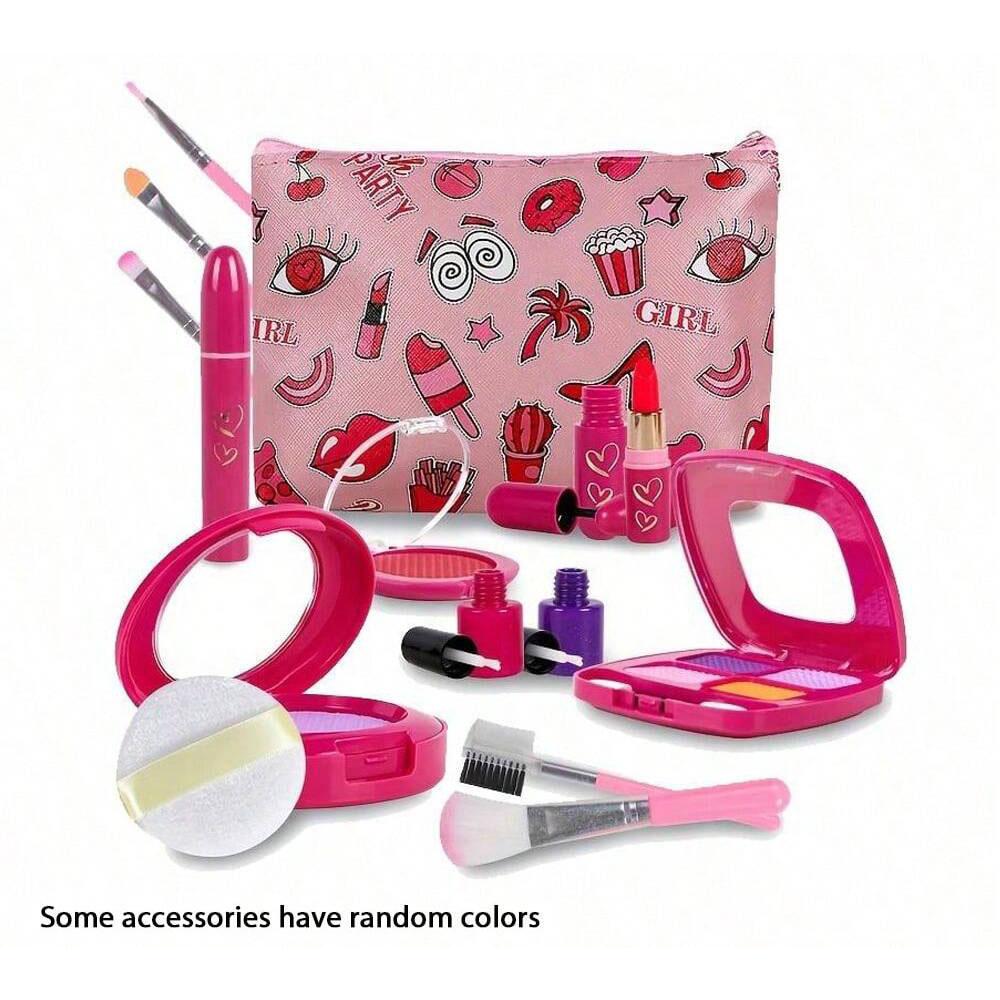 Girl Gifts Pretend Play Makeup Toys Beauty Set for Toddler Little Girls Age 3 4 5 6-8 Kids Your Princess Children's Day Birthday
