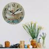 Silents None Ticking Wall Clocks Battery Operated,Decorative Clock for Bathroom Kitchen Living Room Decorative Clock