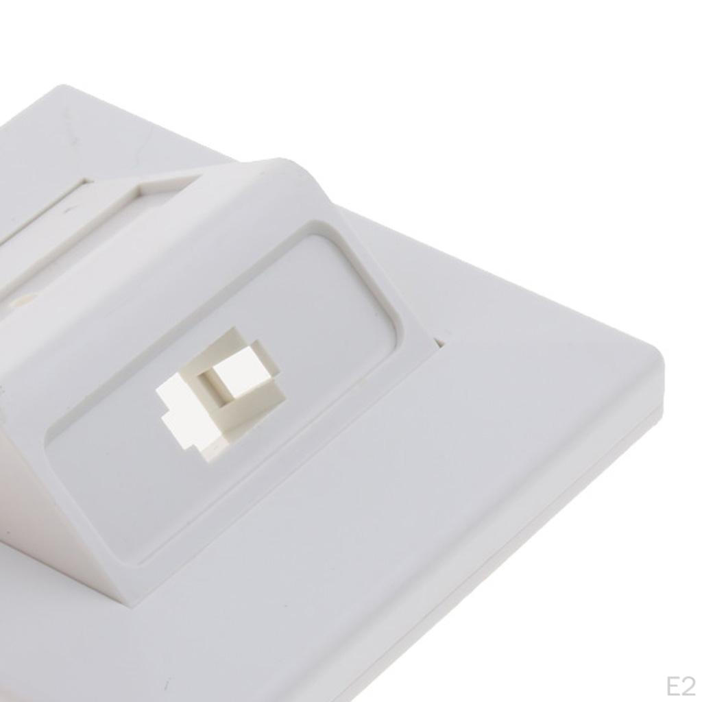 SC / LC Fiber Optical Patch Cord Adapter Mount 1 Sockets Wall Plate 86
