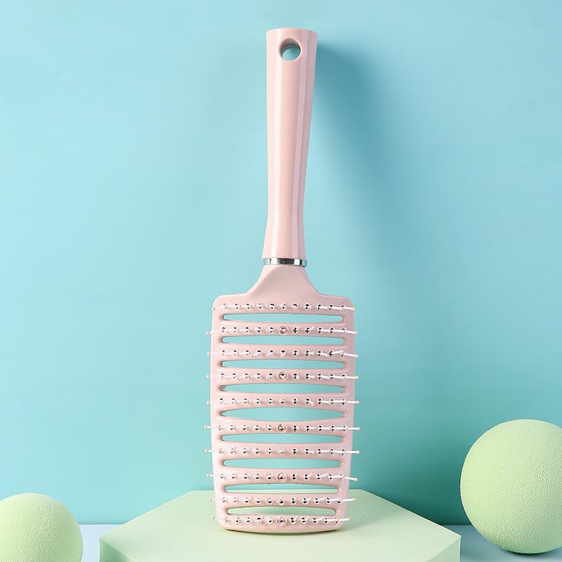 Women's Long Hair Air Cushion Comb with Scalp Massage - Anti-Curling and Fluffy Airbag Design