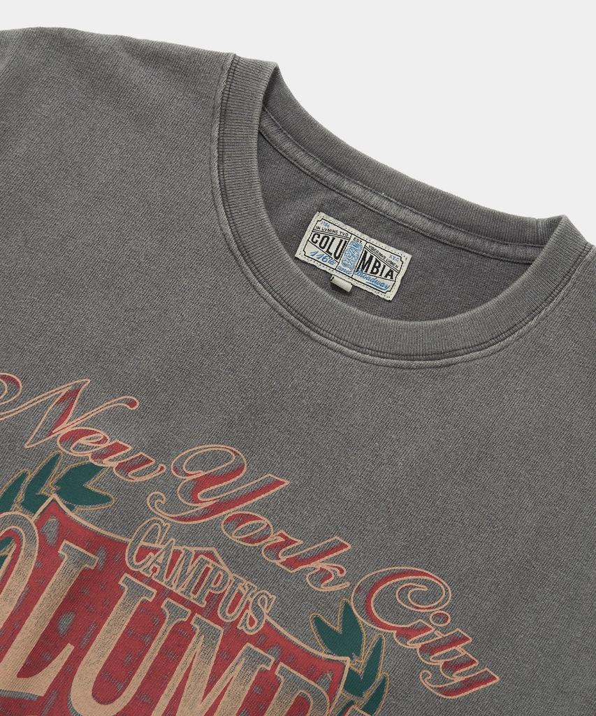 COLUMBIA UNIVERSITY Cu Campus Mineral Washed Women S/S T-Shirts_Gray