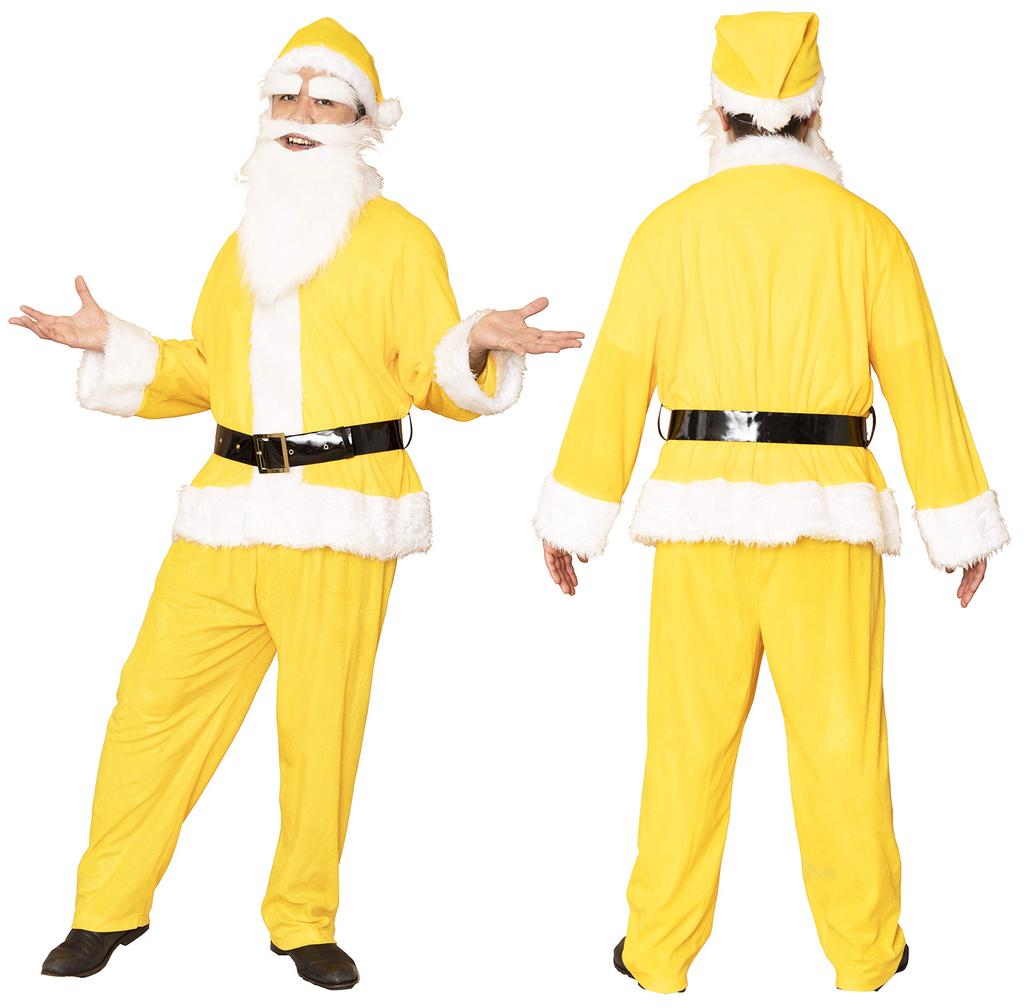 Clearstone Cosplay Christmas GOGO Santa Yellow Men's