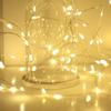 Multifunctional Waterproof LED Copper String Lights with Battery Box & USB Solar Power