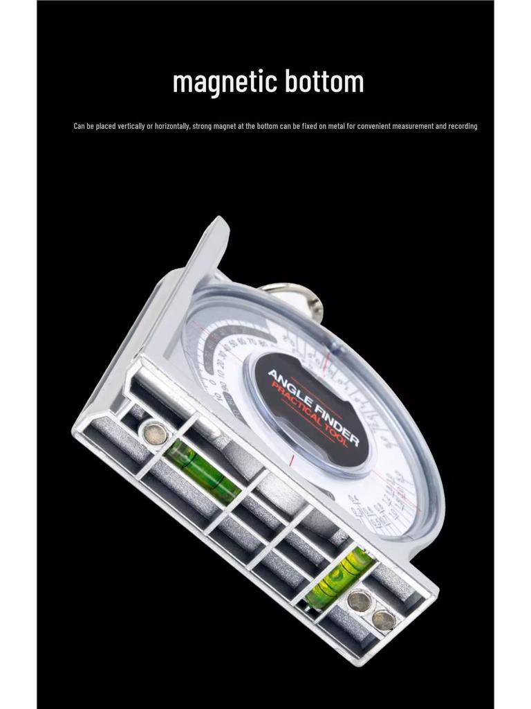 High-Precision Digital Inclinometer: Multifunctional Magnetic Angle Finder with Horizontal Display