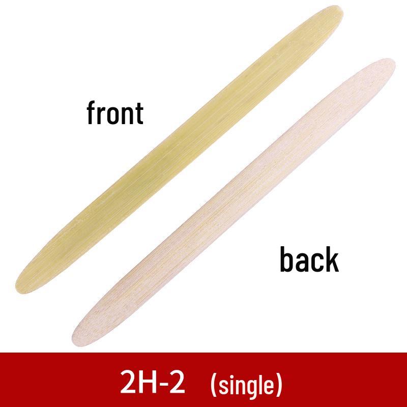 Bamboo Clay Sculpture Set: 7-Piece Round Head Scraper Tools for Buddha Statue Carving and Pottery Craft Trimming.