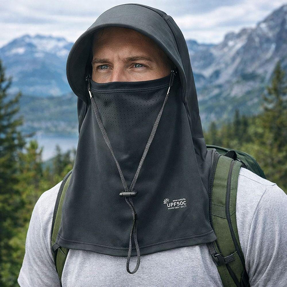 Lightweight Breathable Sunscreen Hat Neck&Face Protection Uv Protection Full Head Mask Face Cover Sun Hat Unisex
