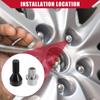 Hihaha Wheel Lock Set Lug Nuts Bolts #36136786419 Fits BM W 528i Fits 1978-1987