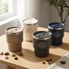 Double-Layer Insulated Coffee Cup With Lid Portable Leak-proof Coffee Mug 304 Stainless Steel Thermal Water Cup For Students