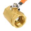 Brass   Valve DN32 1, 1 or 4  Shut-off Valve, for Water, Oil, Gas with Quick Opening and Closing