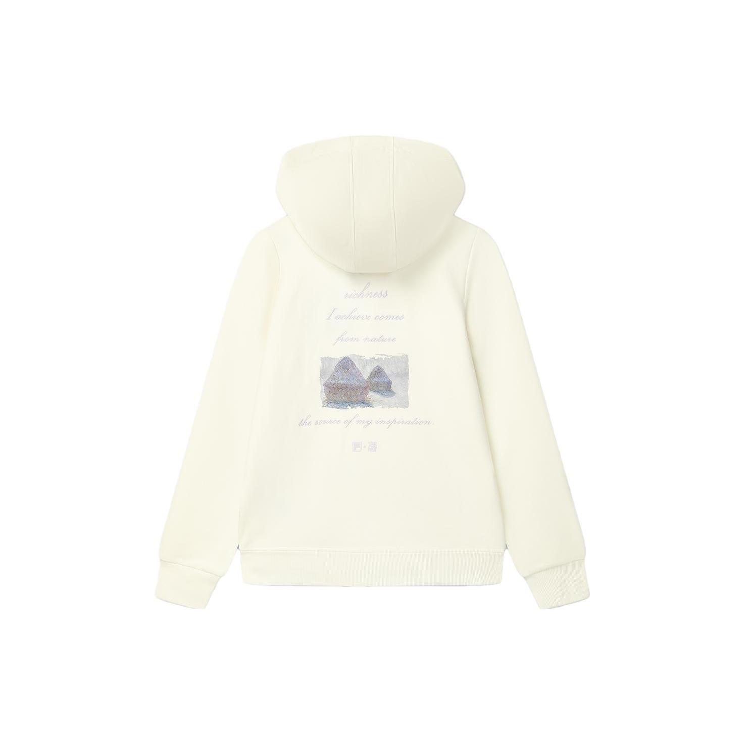 

New FILA Sweatshirts Women s Porcelain White F11W348202RIV S