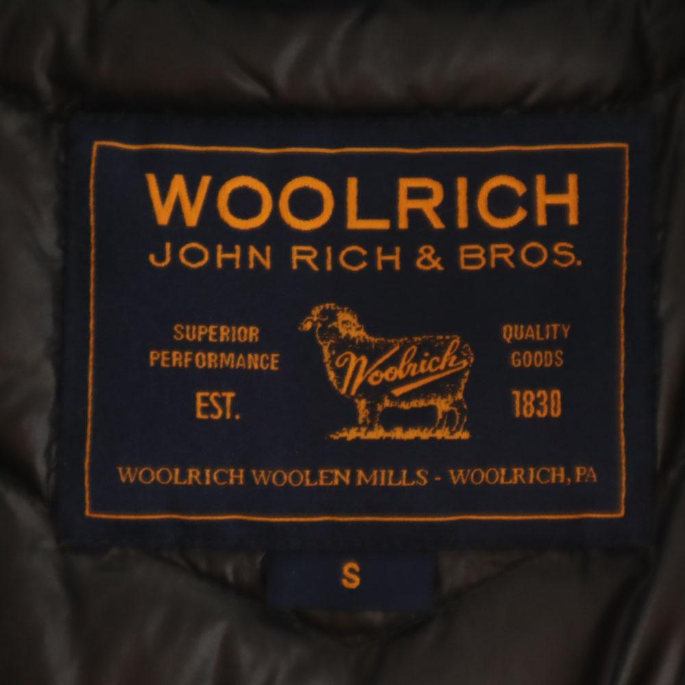 WOOLRICH down coat S black with fox fur Women Used