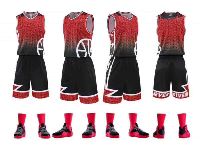 Men's Custom Breathable Basketball Training Uniform Set