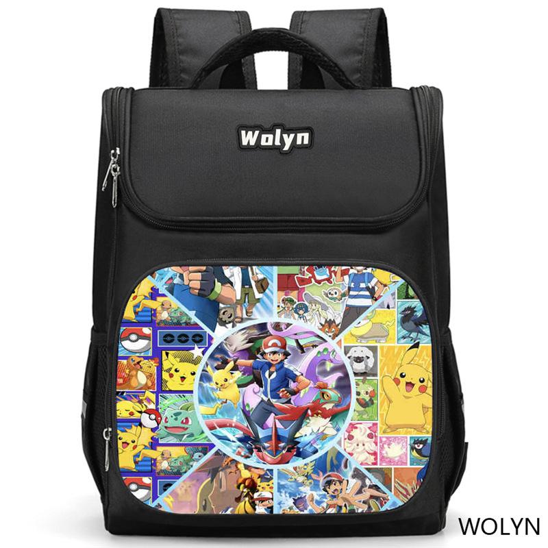Pikachu 123456 Backpack, Children S And Primary School School Bags small size (grades 1-2)
