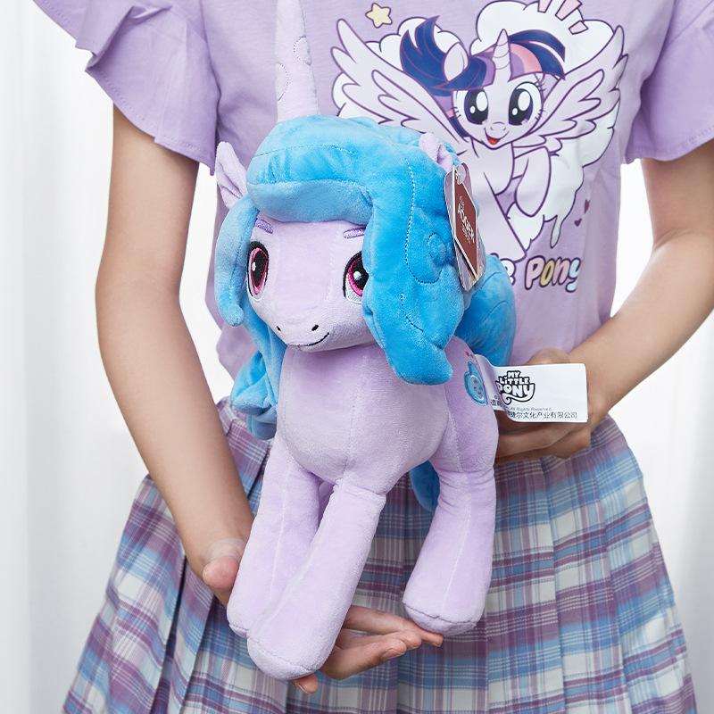 

Aoger Authentic My Little Pony Plush Toy Lzzy Moonbow Sunny Starscout Pipp Petals Zipp Storm Hitch Trailblazer Cartoon Doll