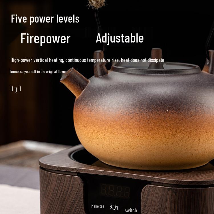 Portable Electric Ceramic Tea Stove: Mini Water Boiler & Warmer for Health-Preserving Tea Brewing