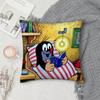 Süße Die kleine Maulwurf Kunst Kissenbezug Quadratisch Doppelseitiger Druck Kurzer Plüsch Sofa Kissenbezug Schlafzimmer Nachttisch Kissen