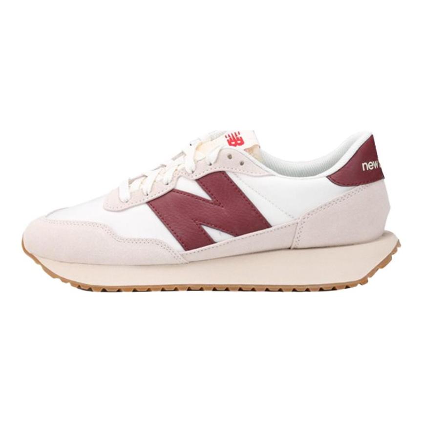 New Balance 237 Beyaz Burgonya Spor Ayakkabıları MS237SB