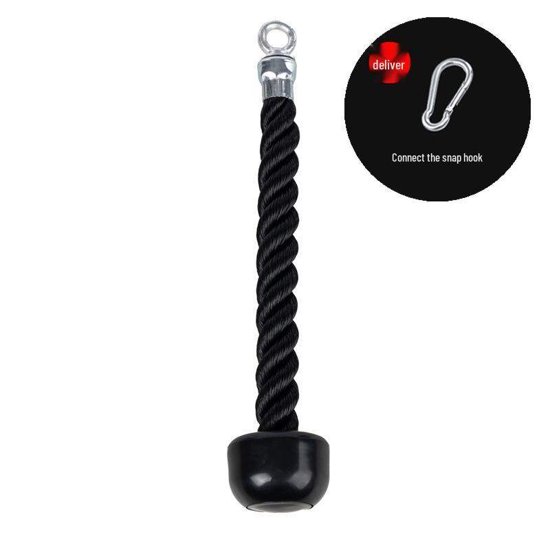 Double-Ended Triceps and Biceps Rope for Pushdowns, Curls, and High-Pulls - Gym Fitness Accessory