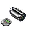 Hidden Turbo Alloy Car Charger QC3.0 PD 30W Universal Mini Charger