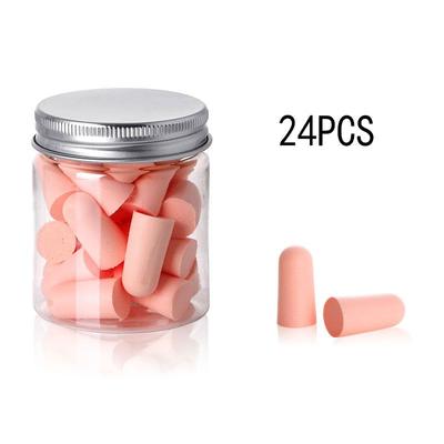 Bullet Type Foam Earplugs Anti-Noise Abatement Sleeping Ear Plug Mulitcolor