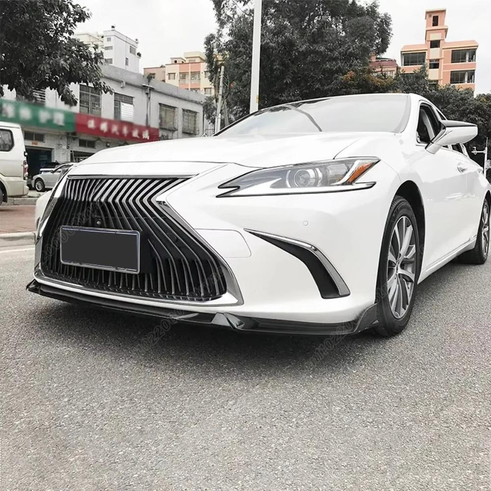 For Lexus ES 2018 2019 2020 2021 2022 Automobile Front Bumper Splitter Lip Chin Decorative Spoiler Automobile Body Modification