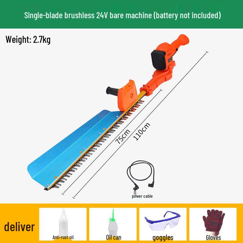 Cordless Lithium Battery Electric Hedge Trimmer Backpack - High Power Garden Pruning Machine for Tea Leaves, Tea Trees, and Branches