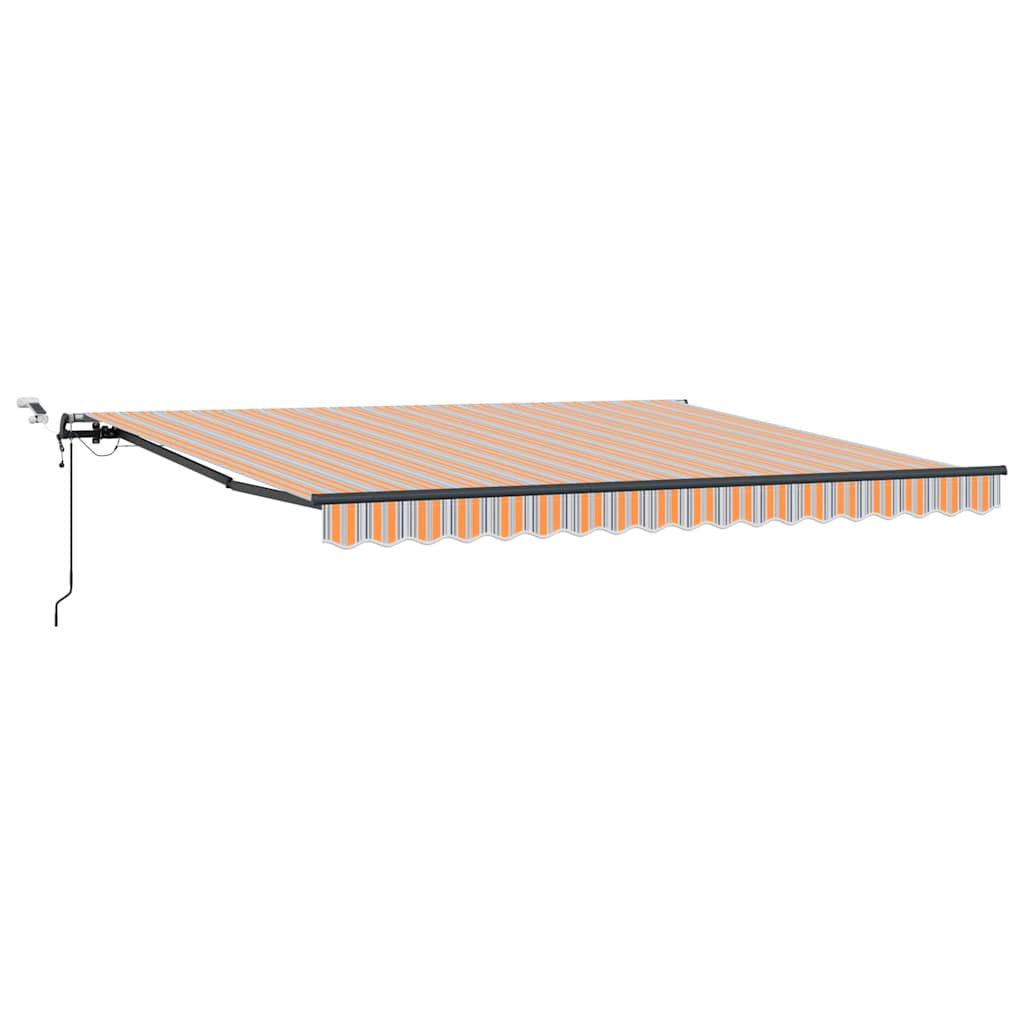 Retractable Awning Multicolor 400 X 350 Cm Polyester
