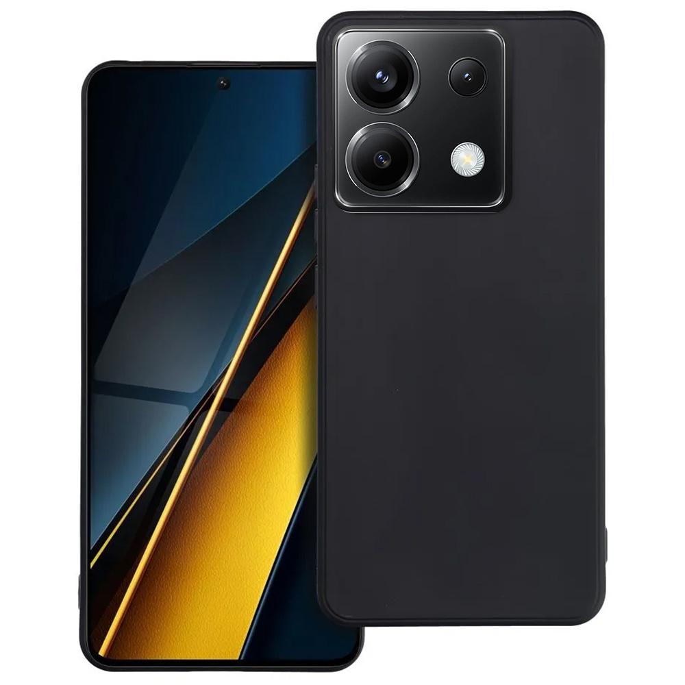 Thin Case for Xiaomi Poco X6 5G, Slim, Black
