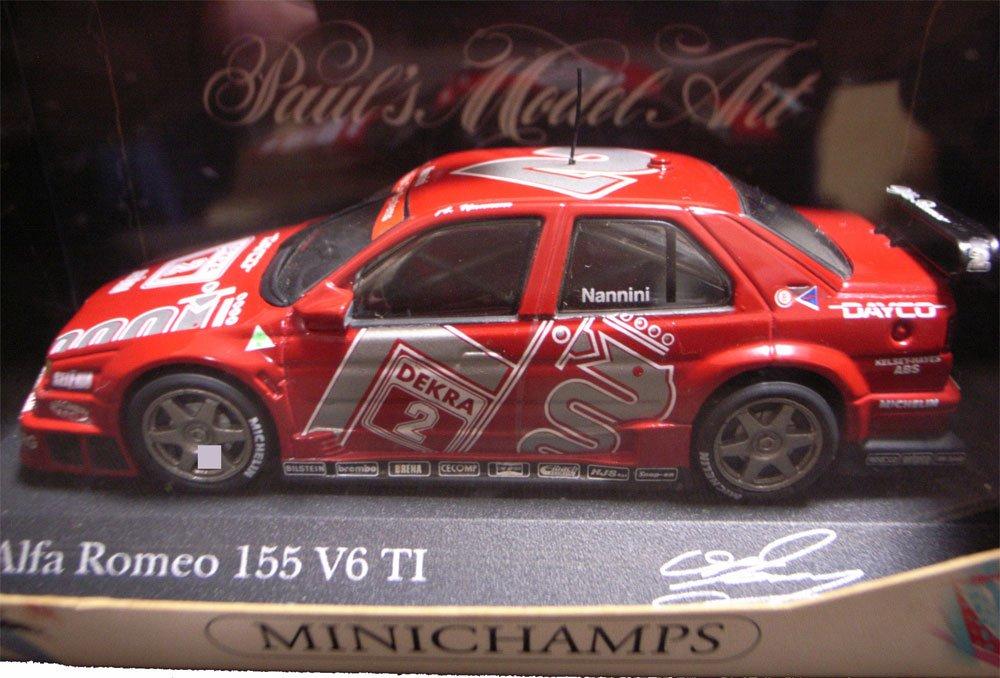 Alfa Romeo 155 V6 TI DTM Команда Alfa Corse MINICHAMPS  94 A.Nannini 1/43