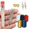 Hand Sewing Needles Stainless Steel Big Nose Steel Needle Kit Reusable DIY Basic Sewing Set for Craft & Sewing Production