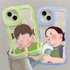 Coque de téléphone souple sirène en peluche pour iPhone 11, 12, 13, 14, 15, 16 - Design de dessin animé mignon pour femmes