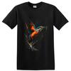 Eisvogel Vogel Jagt Fisch T-Shirt Bunte Tierwelt Kunst Natur T-Shirt Geschenk
