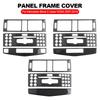3Pcs/Set Carbon Fiber Console Air Conditioning CD Panel Decoration Cover Trim for Mercedes Benz C Class W204 2007-2010