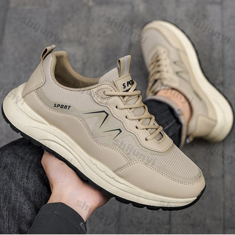 Fashion Men Shoes 2025 Spring Autumn New Fashion Comfortable Height Increase Casual Running Shoes Breathable Non Slip Platform Sneakers