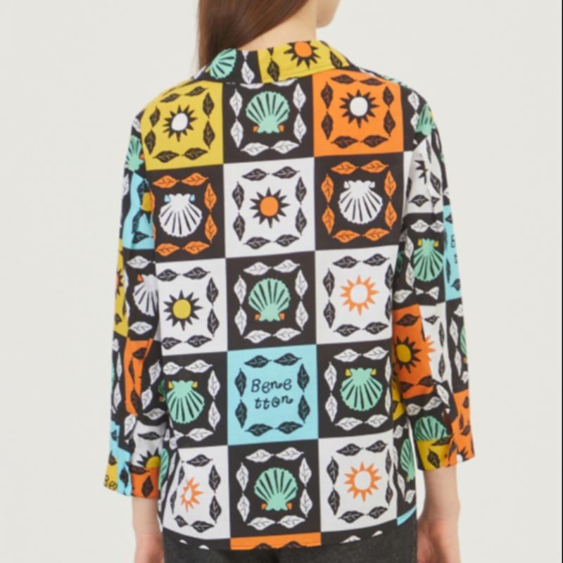  Benetton  Jeffrey Blouse Babla4441