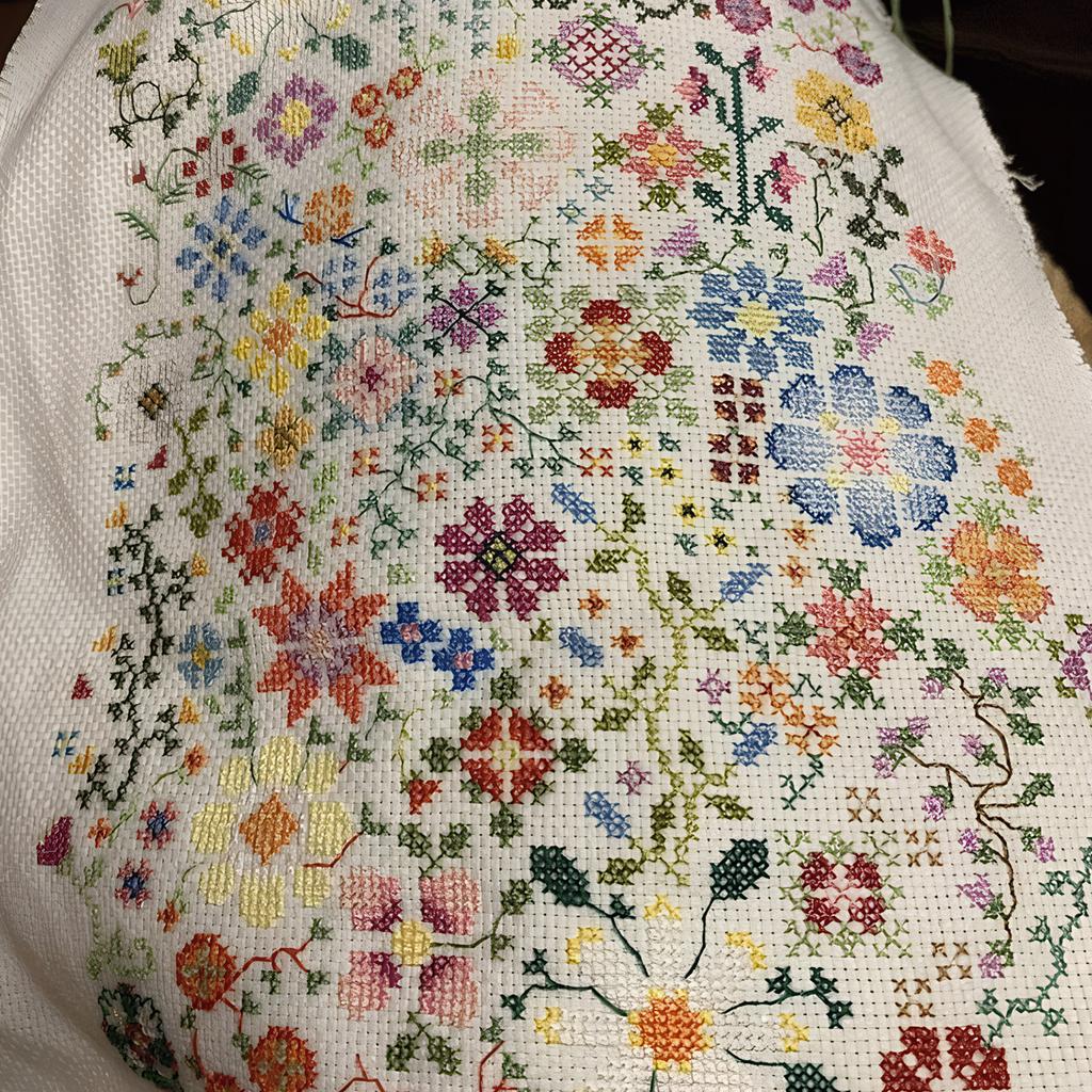 A Flower A Day Embroidery Stitches Practice Kit with Stamped Embroidery Patterns DIY Floral Embroidery Kit for Adults Beginners