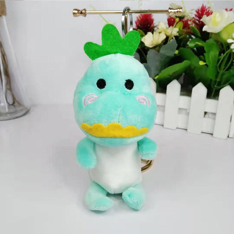 Adorable Cartoon Dinosaur Plush Toy Keychain For Kids Cute Stuffed Animal Gift